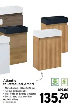 GAMMA Atlantic toiletmeubel Amari aanbieding