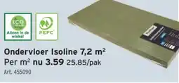 GAMMA Ondervloer Isoline 7,2 m² aanbieding