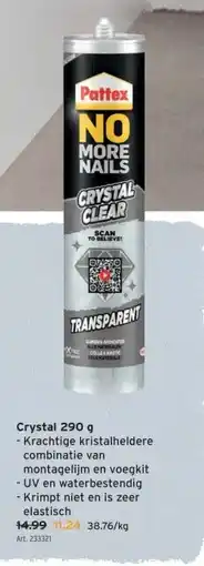 GAMMA Crystal 290 g aanbieding