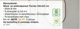 GAMMA op alle Quality Line MDF wand- en plafond- bekleding aanbieding