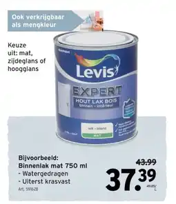 GAMMA Bijvoorbeeld: Binnenlak mat 750 ml aanbieding