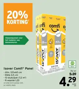 GAMMA Isover Comfi Panel aanbieding