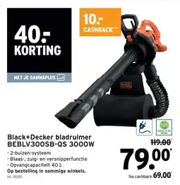 GAMMA Black+Decker bladruimer BEBLV300SB-QS 300OW aanbieding