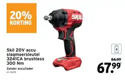 GAMMA Skil 20V accu slagmoersleutel 3241CA brushless 300 Nm aanbieding