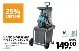 GAMMA GAMMA hakselaar H-2500K 2500W aanbieding