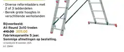 GAMMA op alle Altrex reform- ladders aanbieding