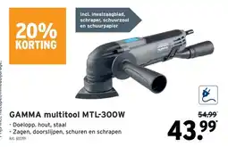 GAMMA GAMMA multitool MTL-300W aanbieding