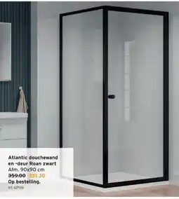 GAMMA Atlantic douchewand en -deur Roan zwart aanbieding