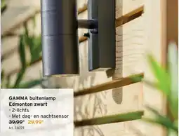 GAMMA GAMMA buitenlamp Edmonton zwart aanbieding