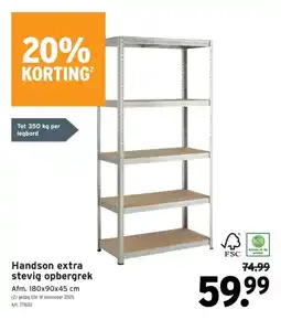 GAMMA Handson extra stevig opbergrek aanbieding
