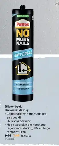 GAMMA Universal 480 g aanbieding