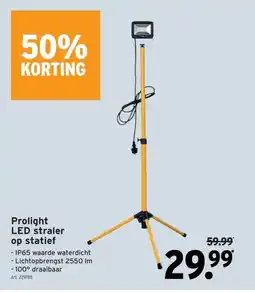 GAMMA Prolight LED straler op statief aanbieding