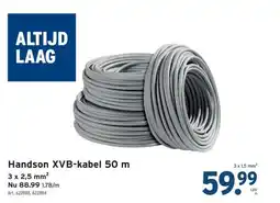 GAMMA Handson XVB-kabel 50 m aanbieding