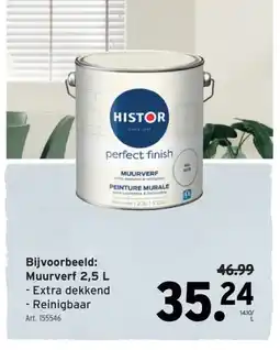 GAMMA Muurverf 2,5 L aanbieding