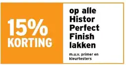 GAMMA 15% KORTING op alle Histor Perfect Finish lakken aanbieding