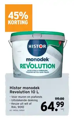 GAMMA Histor monodek Revolution 10 L aanbieding