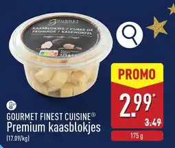 ALDI Gourmet finest cuisine premium kaasblokjes aanbieding