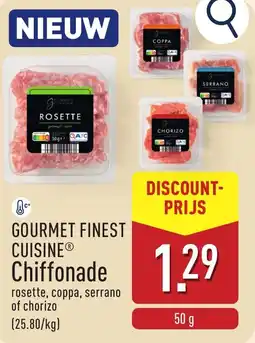 ALDI Gourmet finest cuisine chiffonade aanbieding