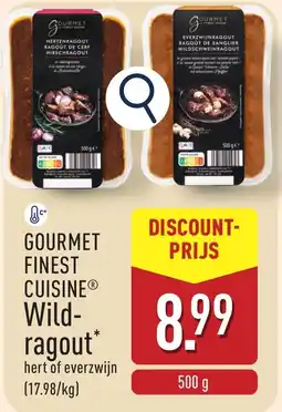 ALDI Gourmet finest cuisine wildragout aanbieding