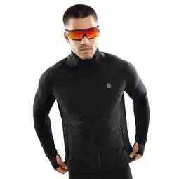 Decathlon Heren Fitness lichtgewicht training isolatiejack Elevate Zwart aanbieding