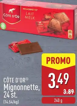 ALDI Côte d'or mignonnette aanbieding