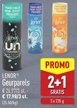 ALDI Lenor Geurparels aanbieding