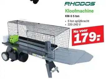 Van Cranenbroek Rhodos Kloofmachine aanbieding