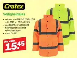 Van Cranenbroek Cratex Veiligheidsjas aanbieding