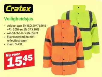 Van Cranenbroek Cratex Veiligheidsjas aanbieding