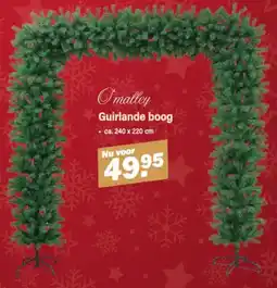 Van Cranenbroek O' malley Guirlande Boog aanbieding