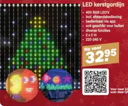 Van Cranenbroek O'malley LED Kerstgordijn aanbieding