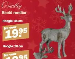 Van Cranenbroek O'malley Beeld rendier aanbieding