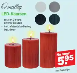 Van Cranenbroek O'malley LED-Kaarsen aanbieding