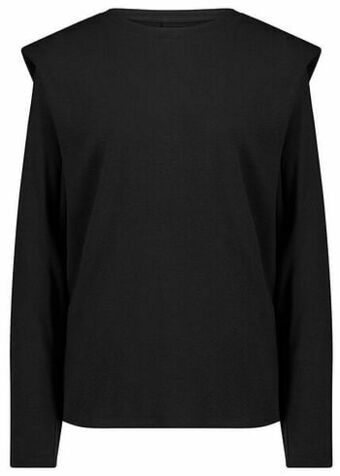 HEMA HEMA Dames T-shirt Lea Zwart (zwart) aanbieding