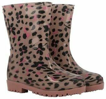 HEMA HEMA Baby Regenlaarzen Bloemen Roze (roze) aanbieding
