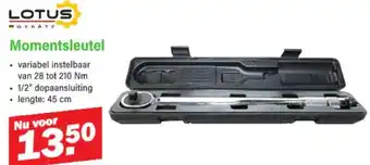 Van Cranenbroek Momentsleutel aanbieding