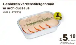 Bon Ap Gebakken varkensfiletgebraad in archiducsaus aanbieding