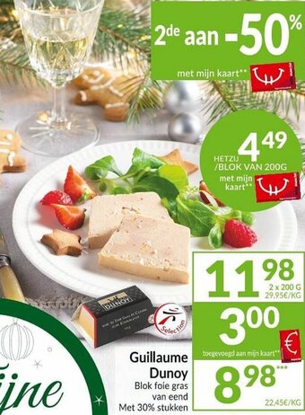 Intermarché Guillaume Dunoy 2x200g aanbieding