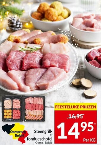 Intermarché Steengrill- fondueschotel aanbieding