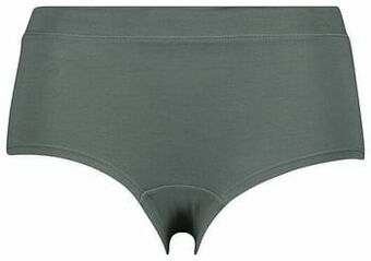 HEMA HEMA Damesboxer Real Lasting™ Cotton Donkergroen (donkergroen) aanbieding