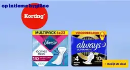Bol.com op intieme hygiëne aanbieding