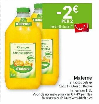 Intermarché Materne aanbieding