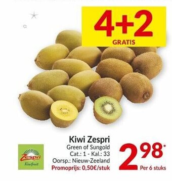 Intermarché Kiwi Zespri aanbieding