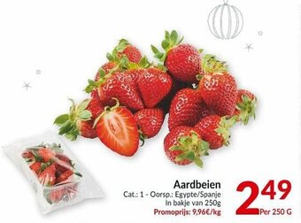 Intermarché Aardbeien 250g aanbieding