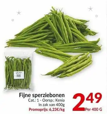 Fijne sperziebonen 400g