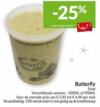 Intermarché Butterfly aanbieding