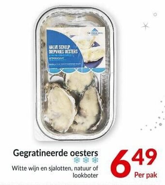 Intermarché Gegratineerde oesters aanbieding