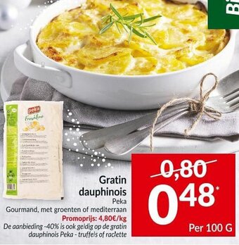 Intermarché Gratin dauphinois 100g aanbieding
