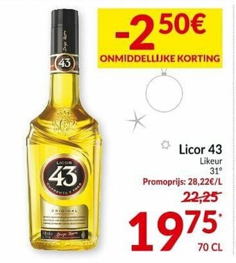 Intermarché Licor 43 aanbieding