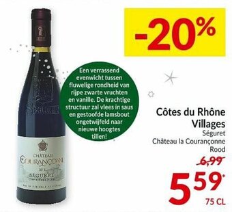 Intermarché Cotes du Rhone Villages aanbieding